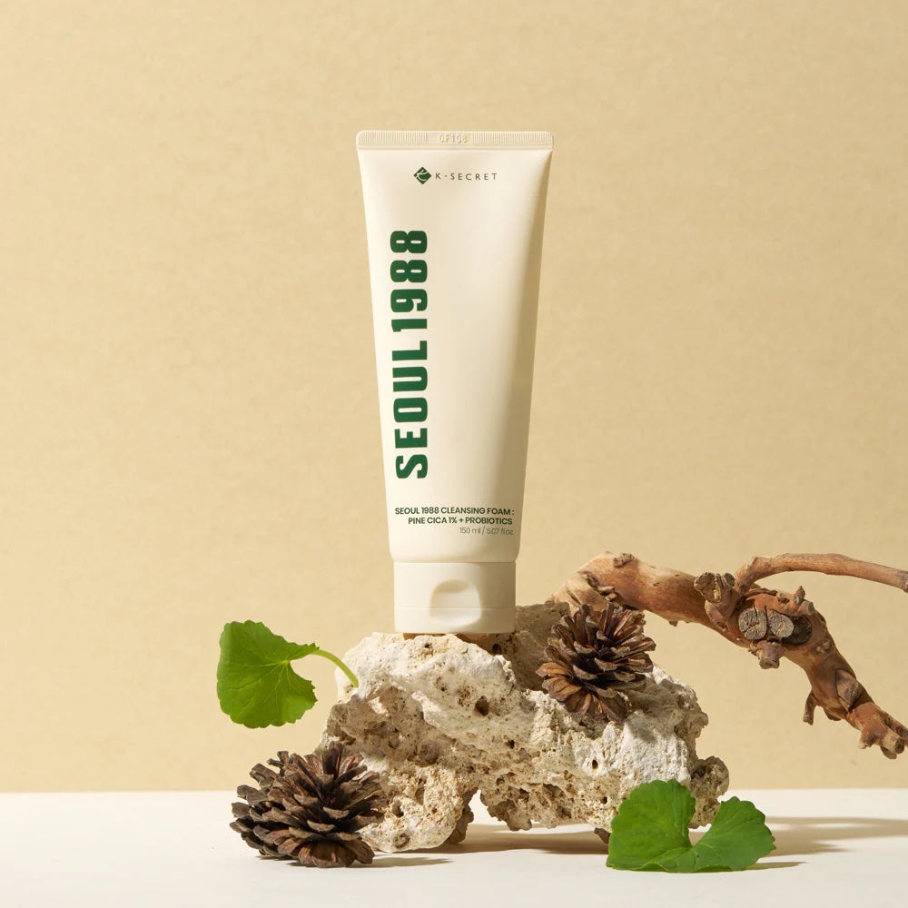 K-SECRET | Seoul 1988 Cleansing Foam Pine Cica 1% + Probiotics - 150ml