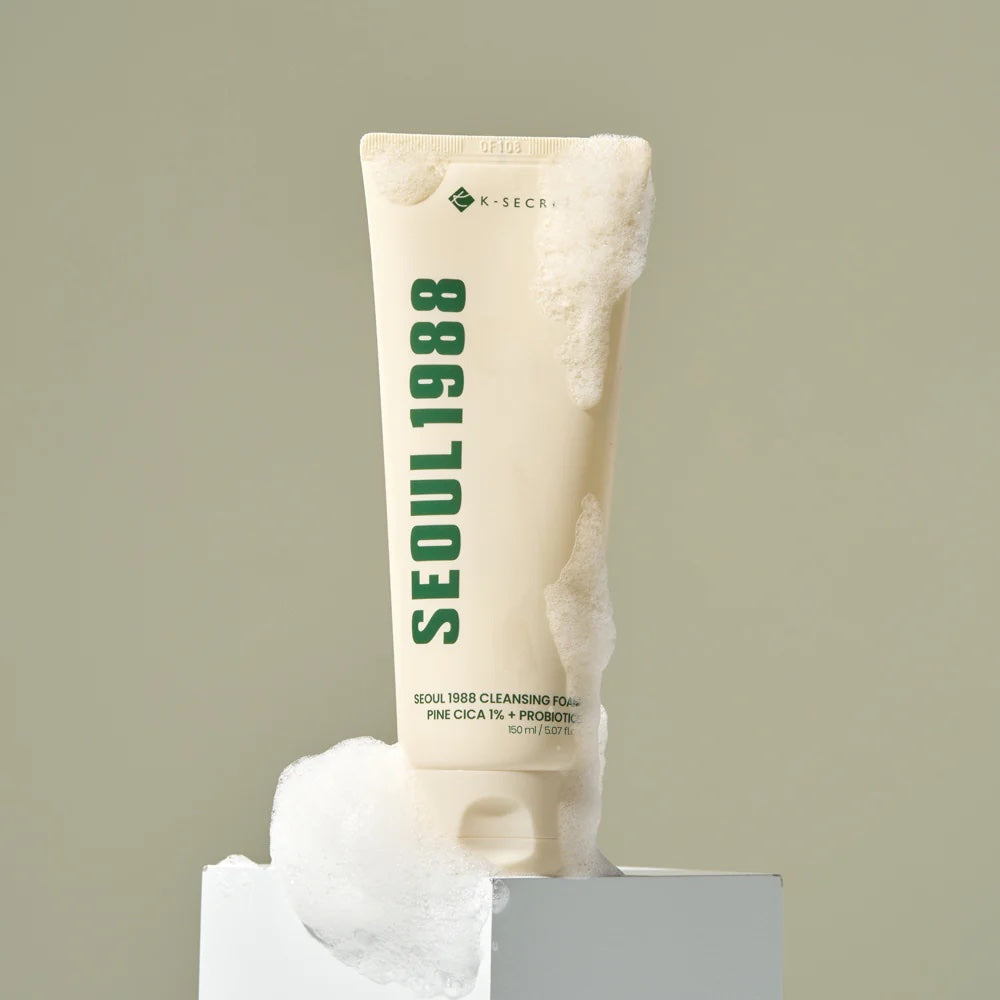 K-SECRET | Seoul 1988 Cleansing Foam Pine Cica 1% + Probiotics - 150ml