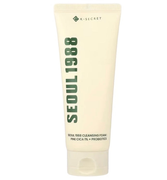 K-SECRET | Seoul 1988 Cleansing Foam Pine Cica 1% + Probiotics - 150ml