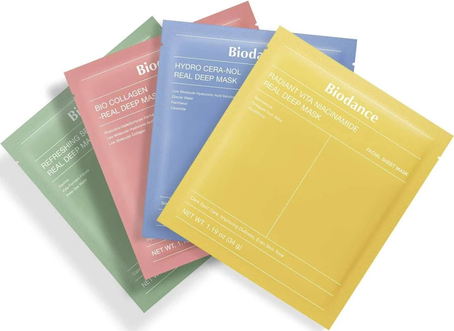 BIODANCE | Pack 4 Mascarillas Biodance