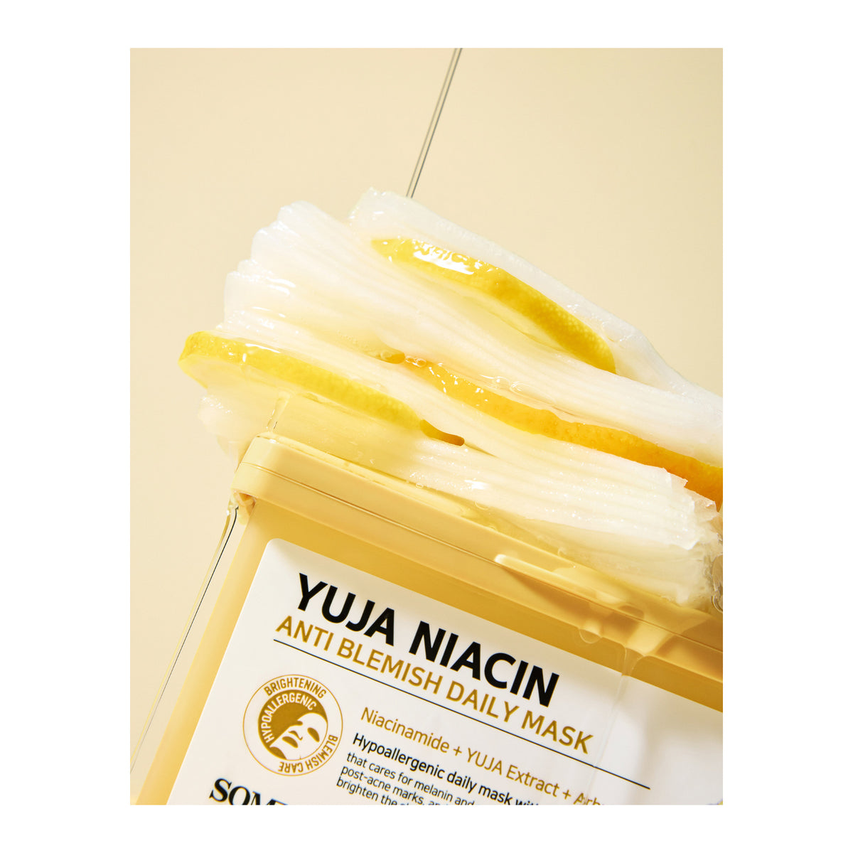 SOME BY MI | Yuja Niacin Anti-Blemish Daily Mask - 30 unidades