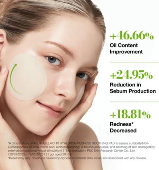 ANUA | Azelaic 10 Hyaluron Redness Soothing Pad - 90ml
