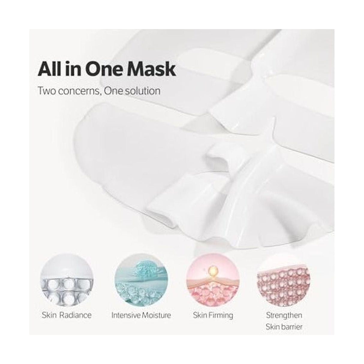 SUNGBOON EDITOR Deep Collagen Hyalu-B5 Hydrating Mask - 1Ud: beneficios principales y preocupaciones tratadas; protección solar y cuidado de la piel
