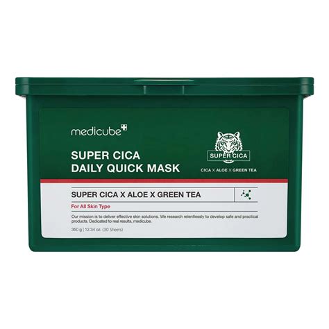 MEDICUBE | Super CICA Daily Quick Mask - 30 ud