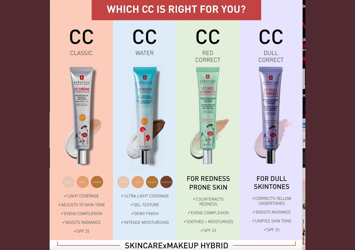 ERBORIAN | Formato de Viaje - CC Cream SPF30 - 15ml - InternationalCosmetic