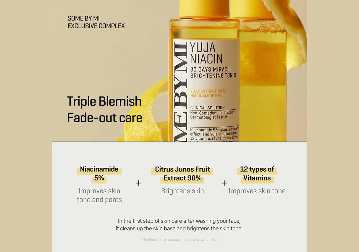 SOME BY MI | Yuja Niacin 30 Days Miracle Brightening Toner - 150ml