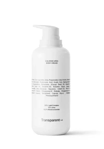TRANSPARENT LAB | Calming Urea Body Cream - 400ml - InternationalCosmetic