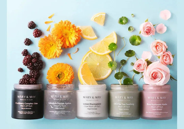 MARY & MAY | Vegan Calendula Peptide Ageless Sleeping Mask - 110 gr - InternationalCosmetic