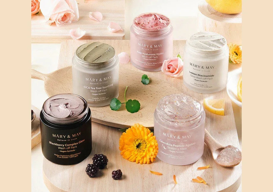 MARY & MAY | Vegan Calendula Peptide Ageless Sleeping Mask - 110 gr - InternationalCosmetic