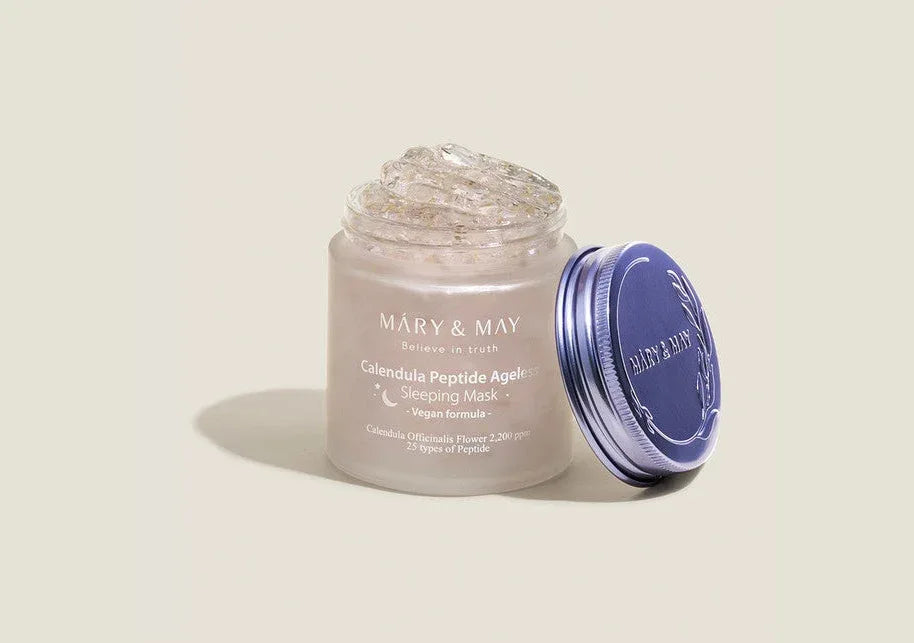 MARY & MAY | Vegan Calendula Peptide Ageless Sleeping Mask - 110 gr - InternationalCosmetic