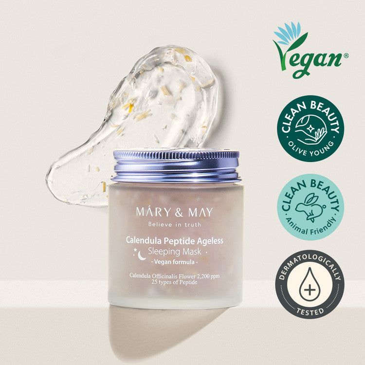 MARY & MAY | Vegan Calendula Peptide Ageless Sleeping Mask - 110 gr