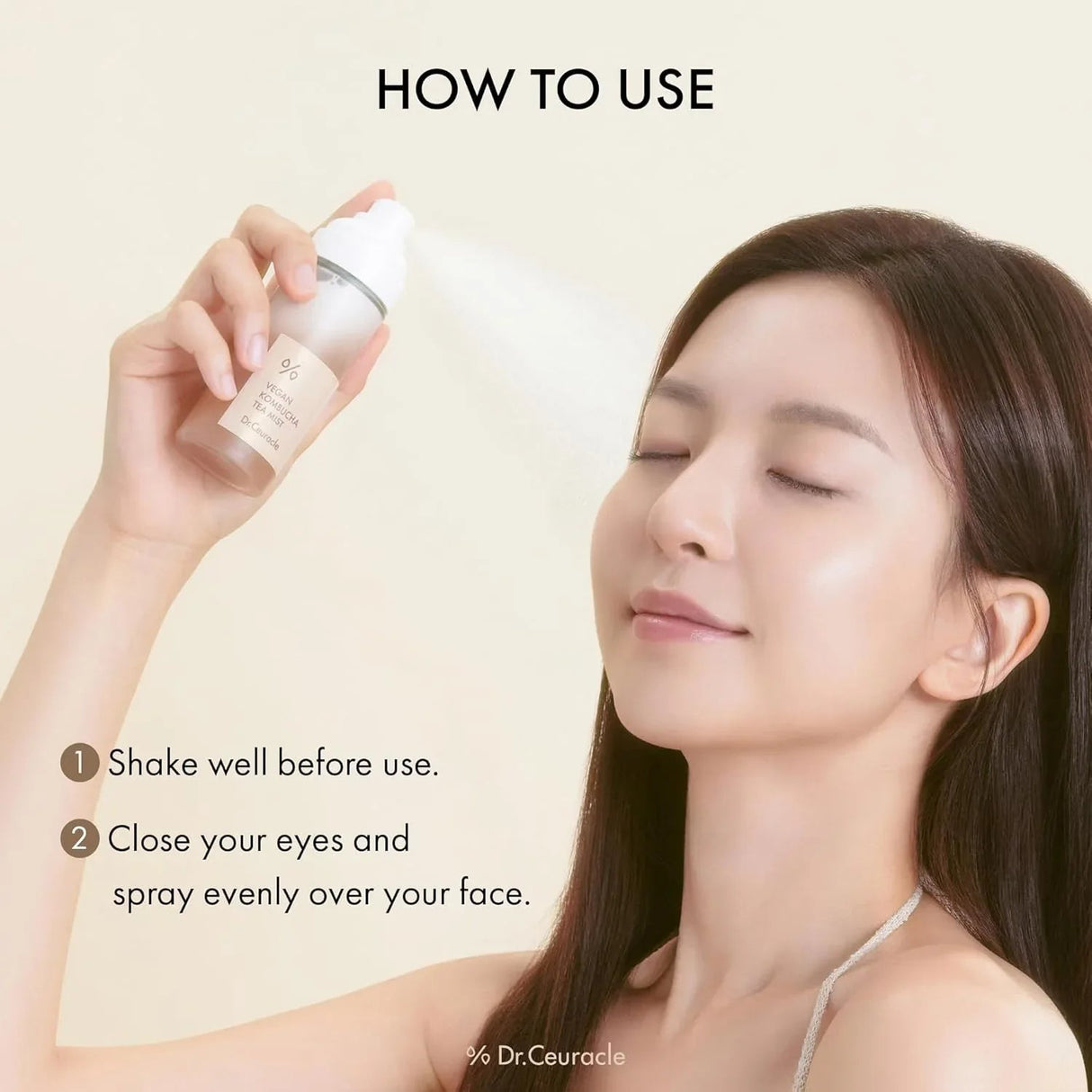 DR. CEURACLE | Vegan Kombucha Tea Glow Mist - 80ml - InternationalCosmetic