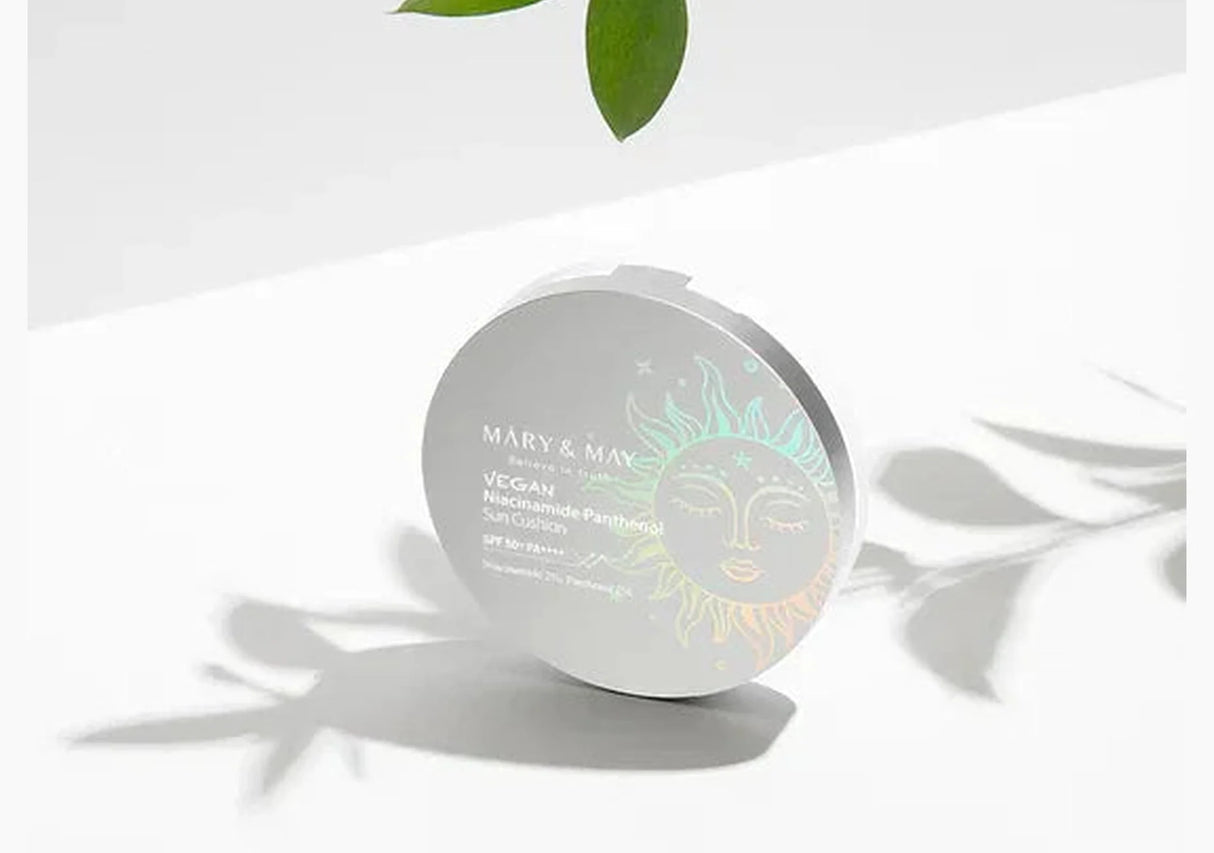 MARY & MAY | Vegan Niacinamide Panthenol Sun Cushion SPF50+ - 25 gr