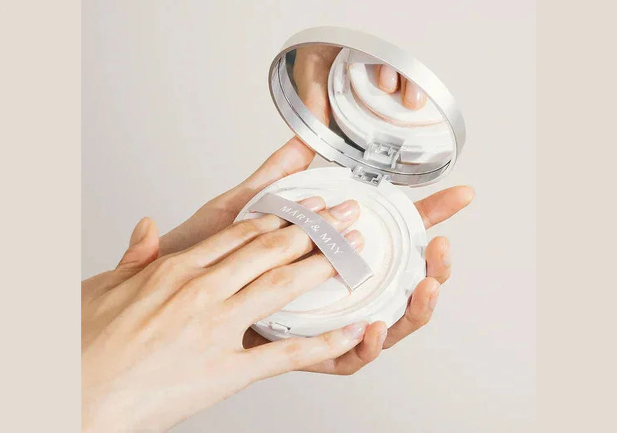 MARY & MAY | Vegan Niacinamide Panthenol Sun Cushion SPF50+ - 25 gr