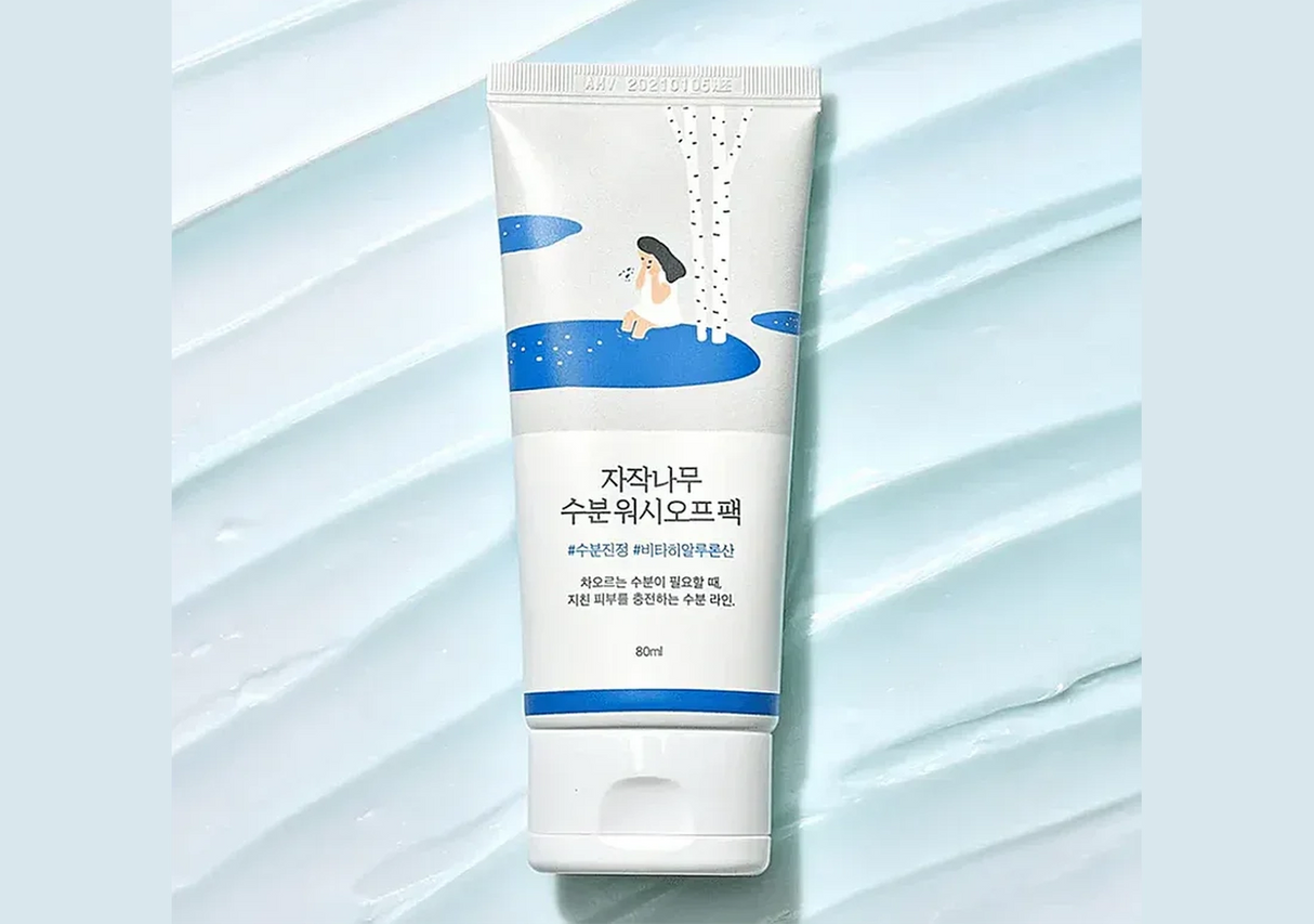 ROUND LAB | Birch Juice Moisturizing Wash Off Pack - 80 ml