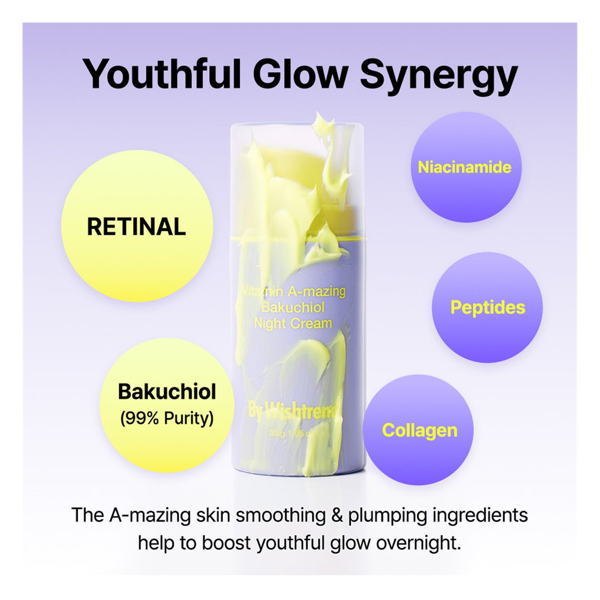 BY WISHTREND | Vitamin A-mazing Bakuchiol Night Cream - 30g