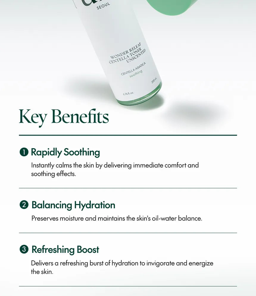 PURITO | Wonder Releaf Centella Toner Unscented - 200ml