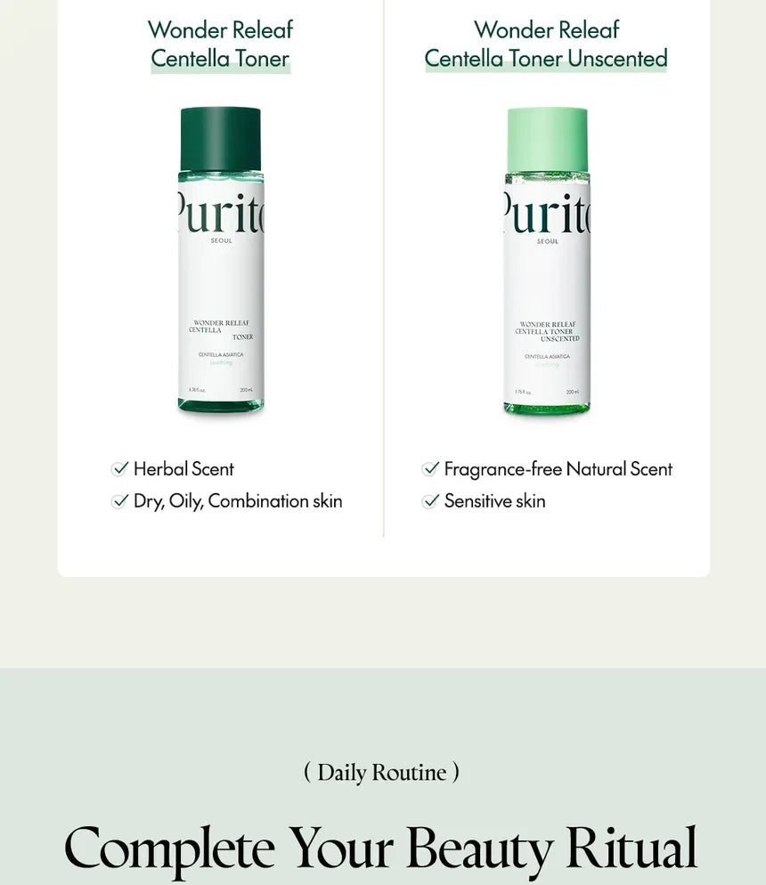 PURITO | Wonder Releaf Centella Toner Unscented - 200ml - InternationalCosmetic