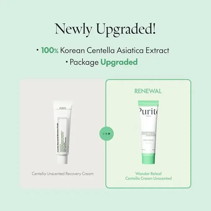 PURITO | Wonder Releaf Centella Cream Unscented - 50ml - InternationalCosmetic