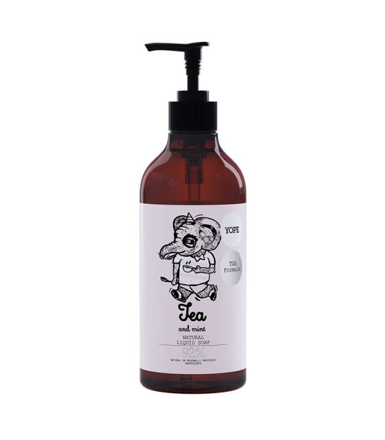 YOPE | Tea & Mint Natural Hand Soap - 500ml