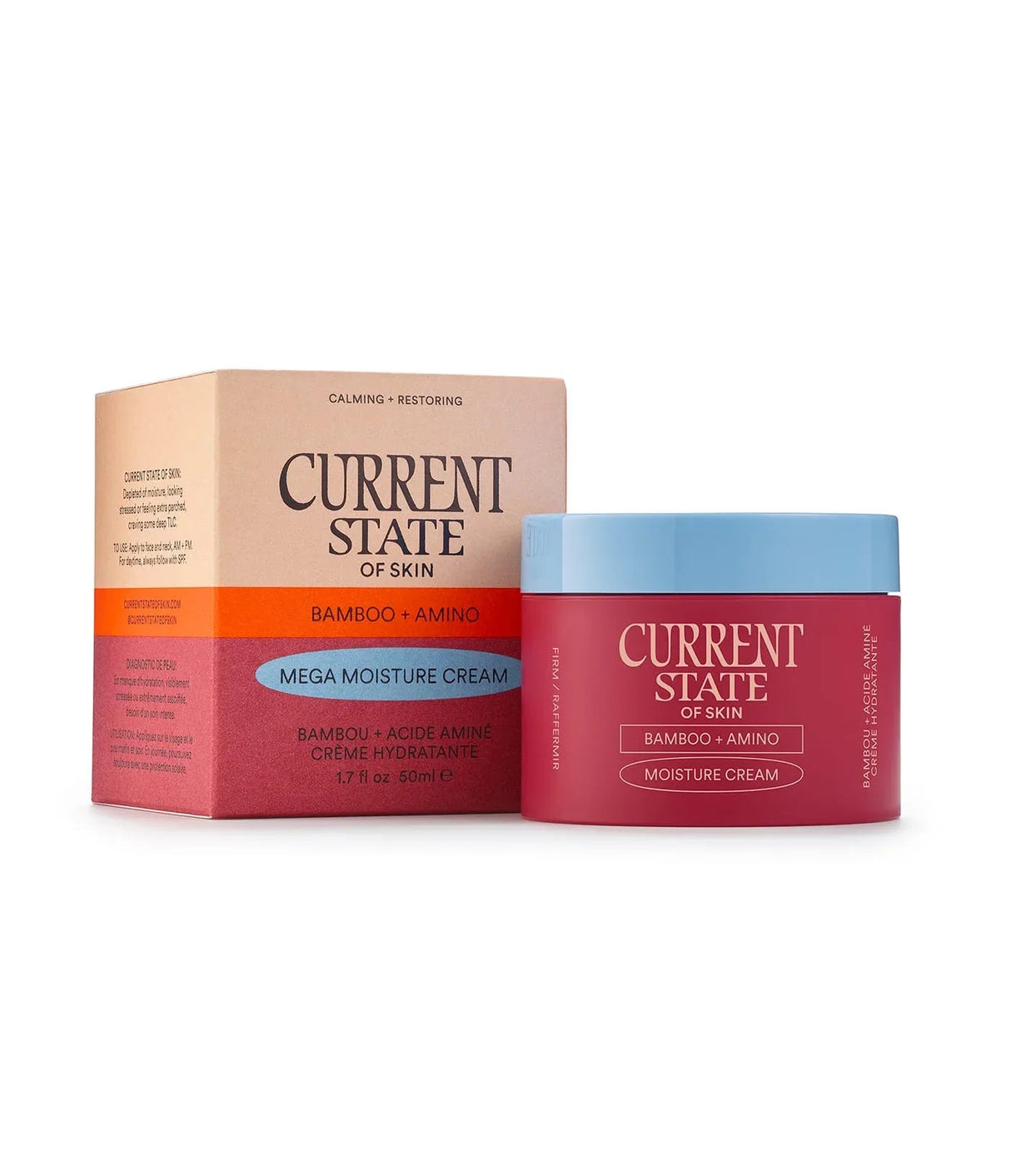 CURRENT STATE | Bamboo + Amino Mega Moisture Cream - 50ml - InternationalCosmetic