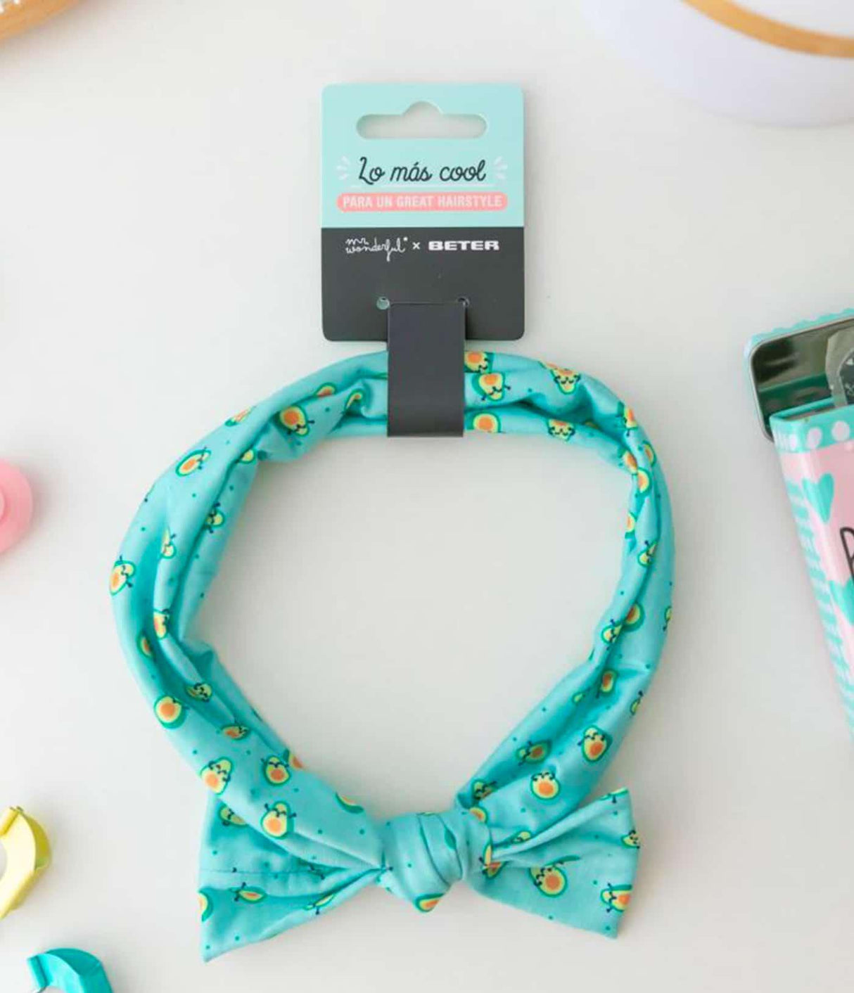 BETER | Bandeaux Elástico con Lazo Estampado Avocado - InternationalCosmetic