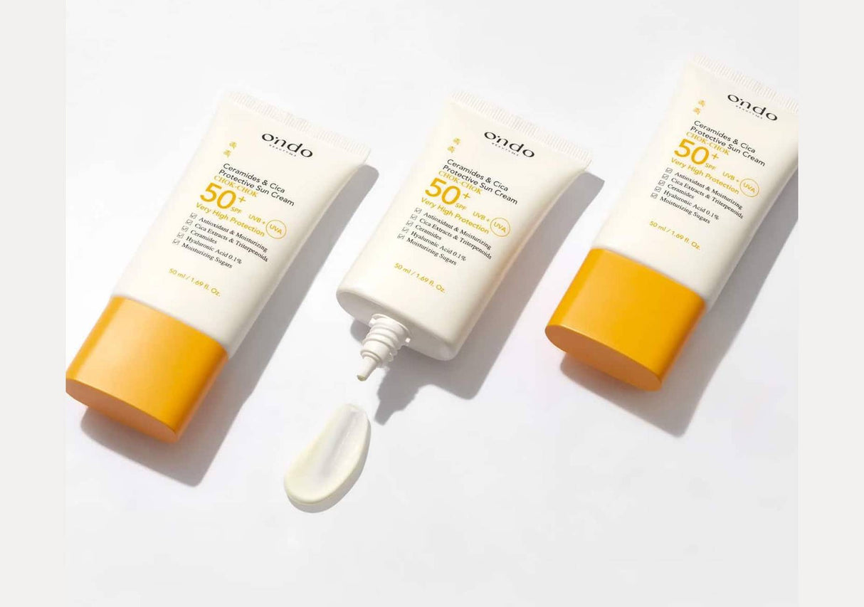 ONDO BEAUTY | Ceramides & CICA Protective Sun Cream SPF50+ - 50 ml