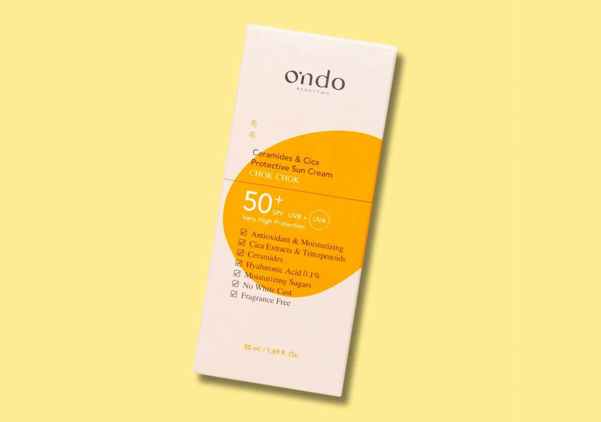 ONDO BEAUTY | Ceramides & CICA Protective Sun Cream SPF50+ - 50 ml