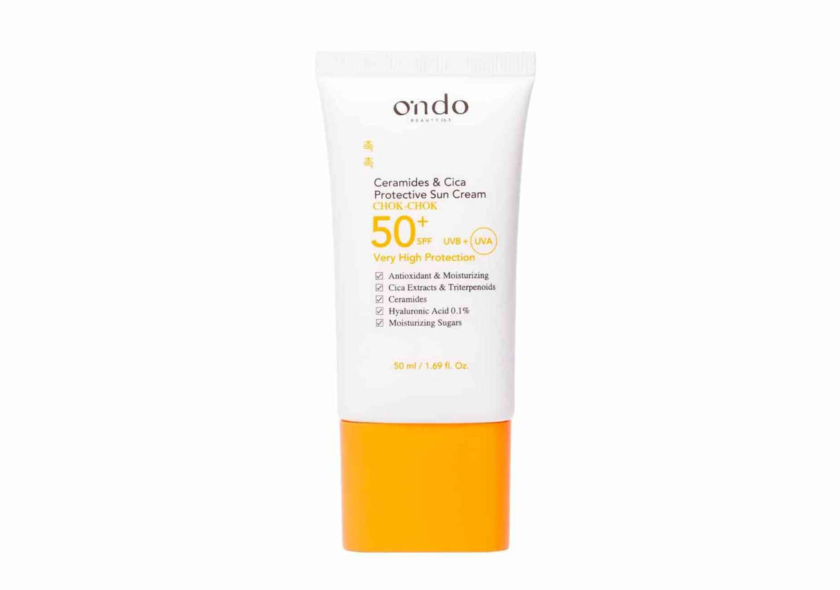 ONDO BEAUTY | Ceramides & CICA Protective Sun Cream SPF50+ - 50 ml
