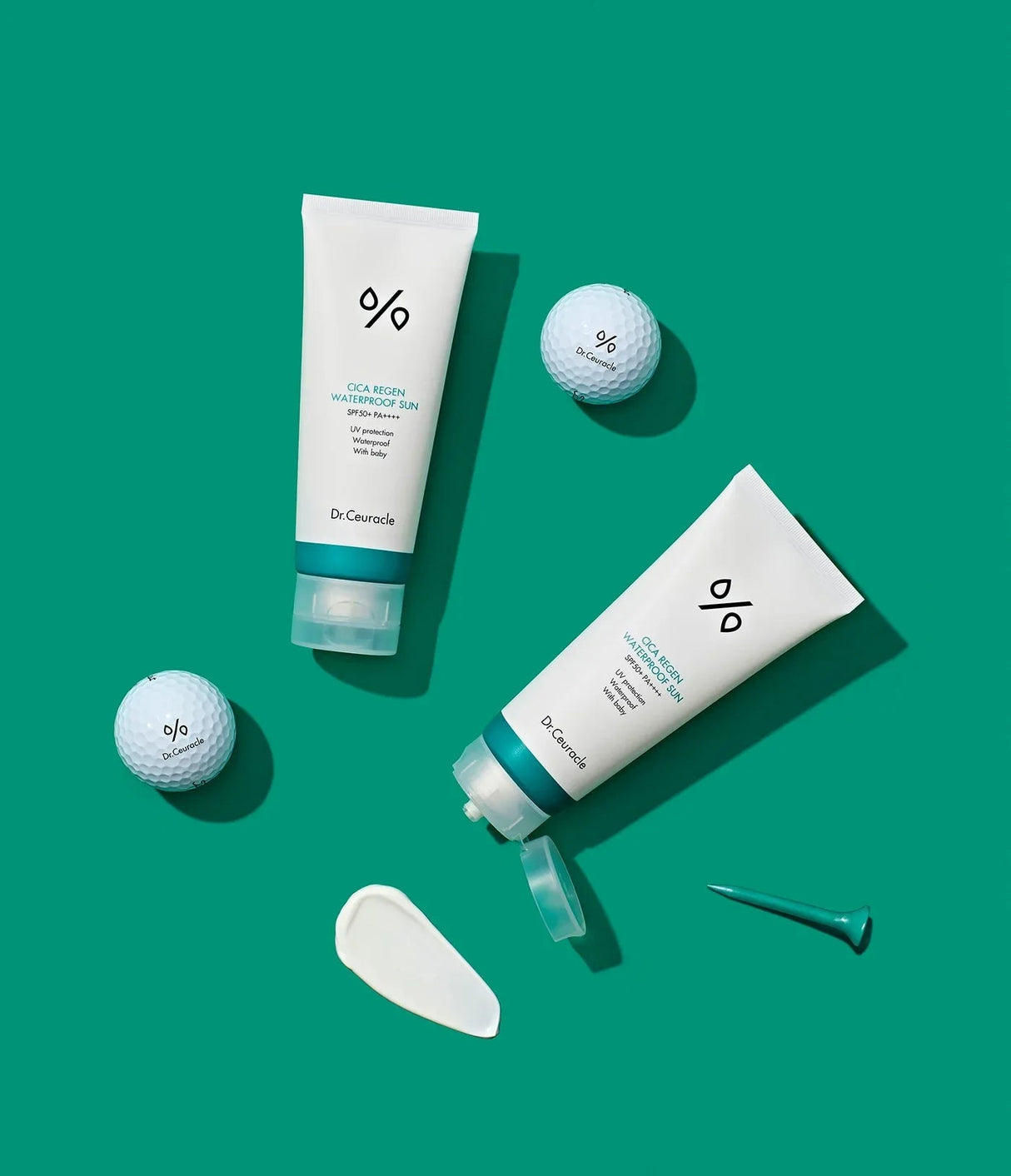 DR. CEURACLE | Cica Regen Waterproof Sun SPF50+ - 100ml - InternationalCosmetic