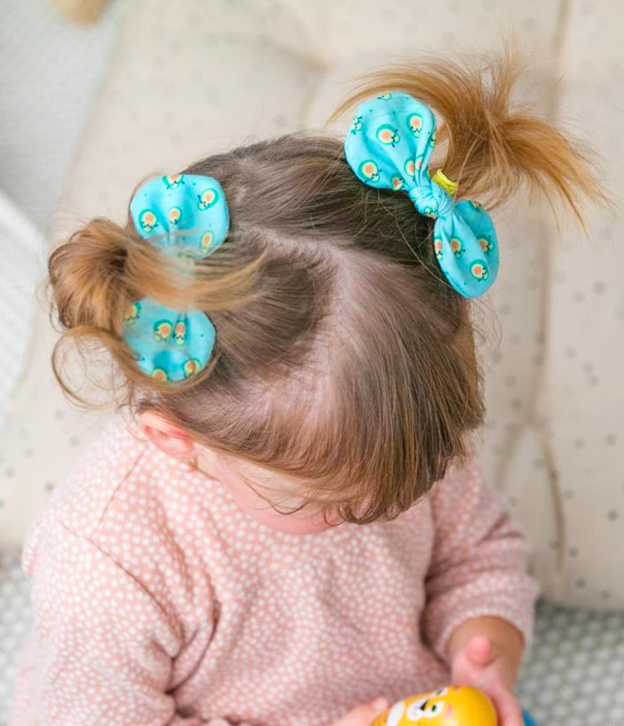 Coleteros Elásticos con Lazo Estampado Avocado (2 unidades) de Beter