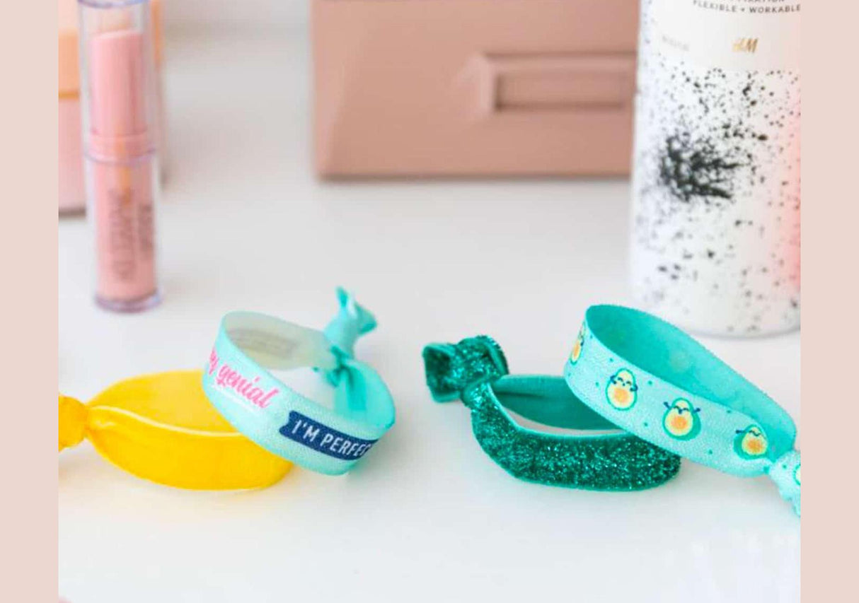 BETER | Coleteros de Tela con Nudo Avocado 4 unidades