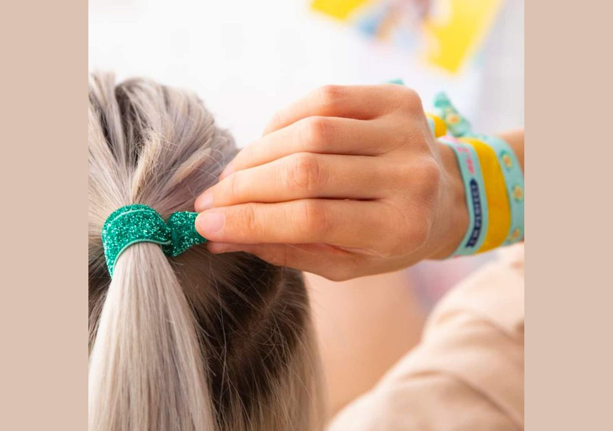 BETER | Coleteros de Tela con Nudo Avocado 4 unidades