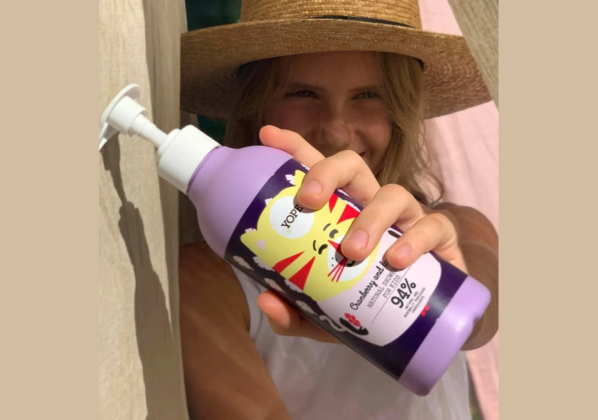 YOPE | Cranberry and Lavender Natural Shower Gel for Kids - 400ml