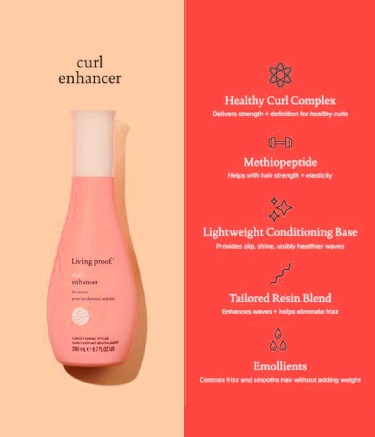 LIVING PROOF | Curl Enhancer - 200ml - InternationalCosmetic
