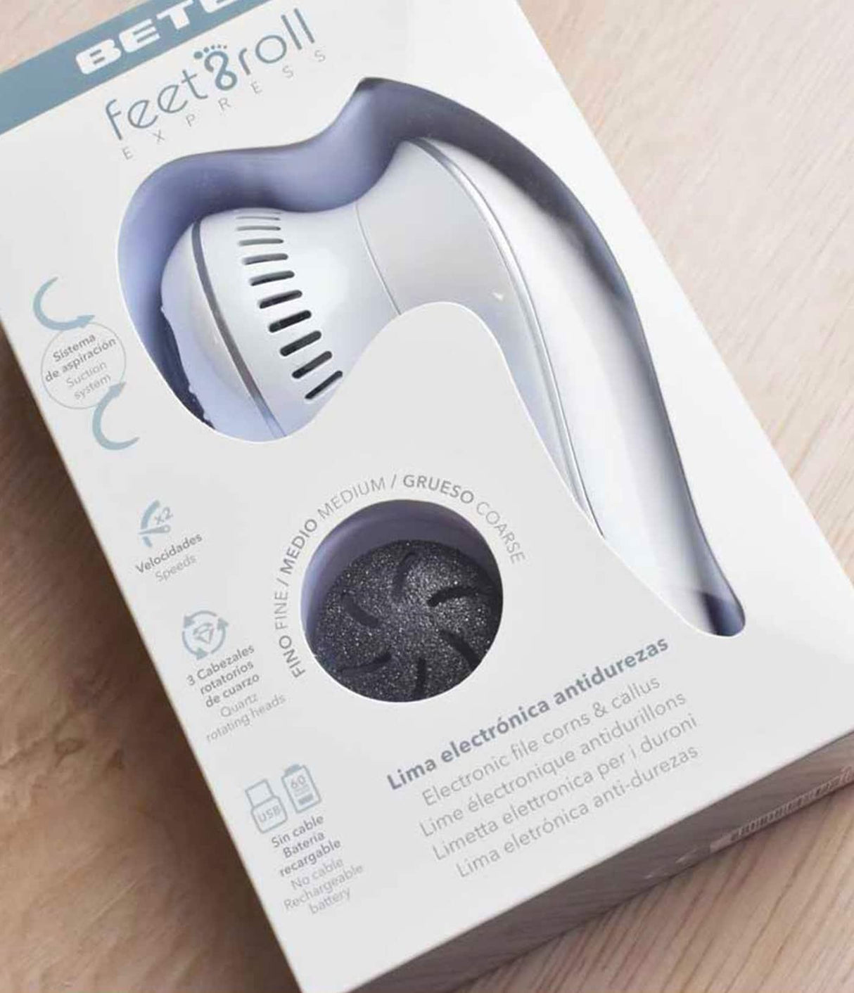 BETER | Feet&Roll Express Lima Electrónica Antidurezas - InternationalCosmetic