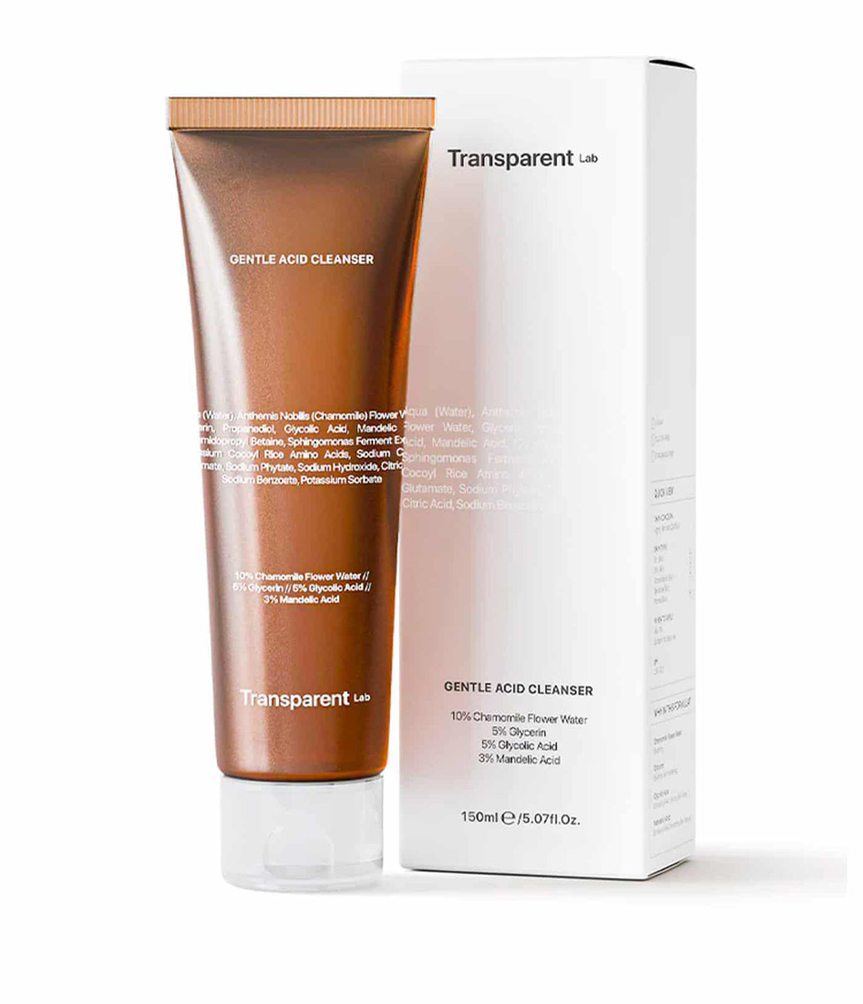 TRANSPARENT LAB | Gentle Acid Cleanser - 150ml - InternationalCosmetic
