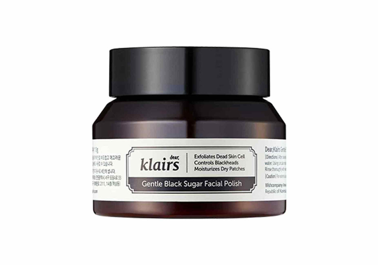 KLAIRS | Gentle Black Sugar Facial Polish - 110ml - InternationalCosmetic