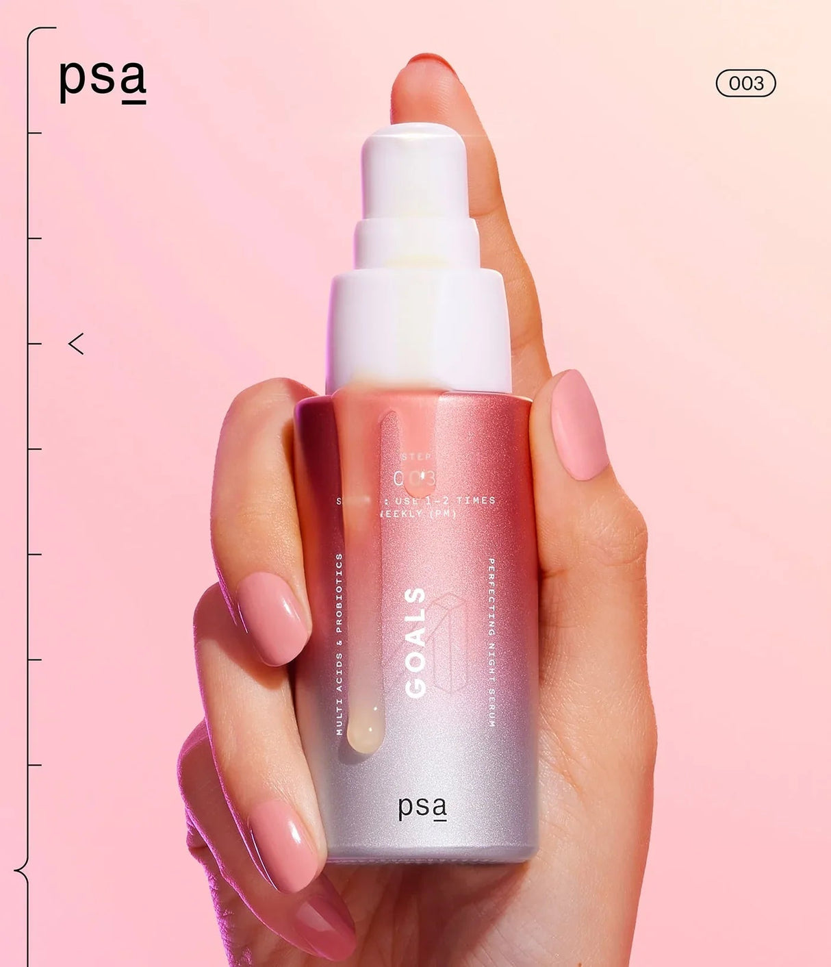 PSA | Goals Multi Acids & Probiotics Perfecting Night Serum - InternationalCosmetic