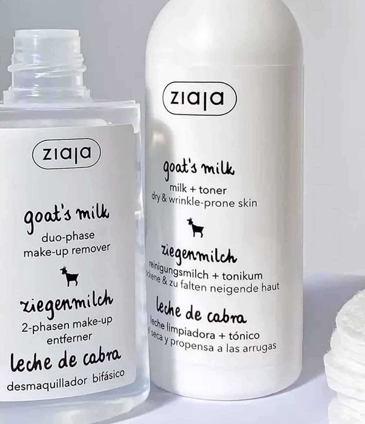 Goat's Milk Duo-Phase Make-Up Remover de Ziaja