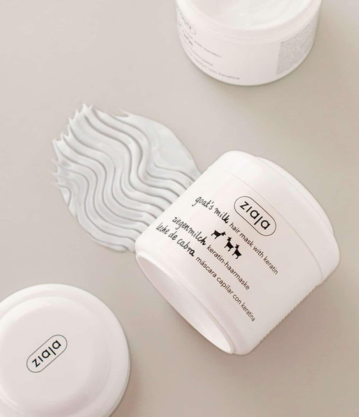 ZIAJA | Goat's Milk Hair Mask with Keratin - 200ml - InternationalCosmetic