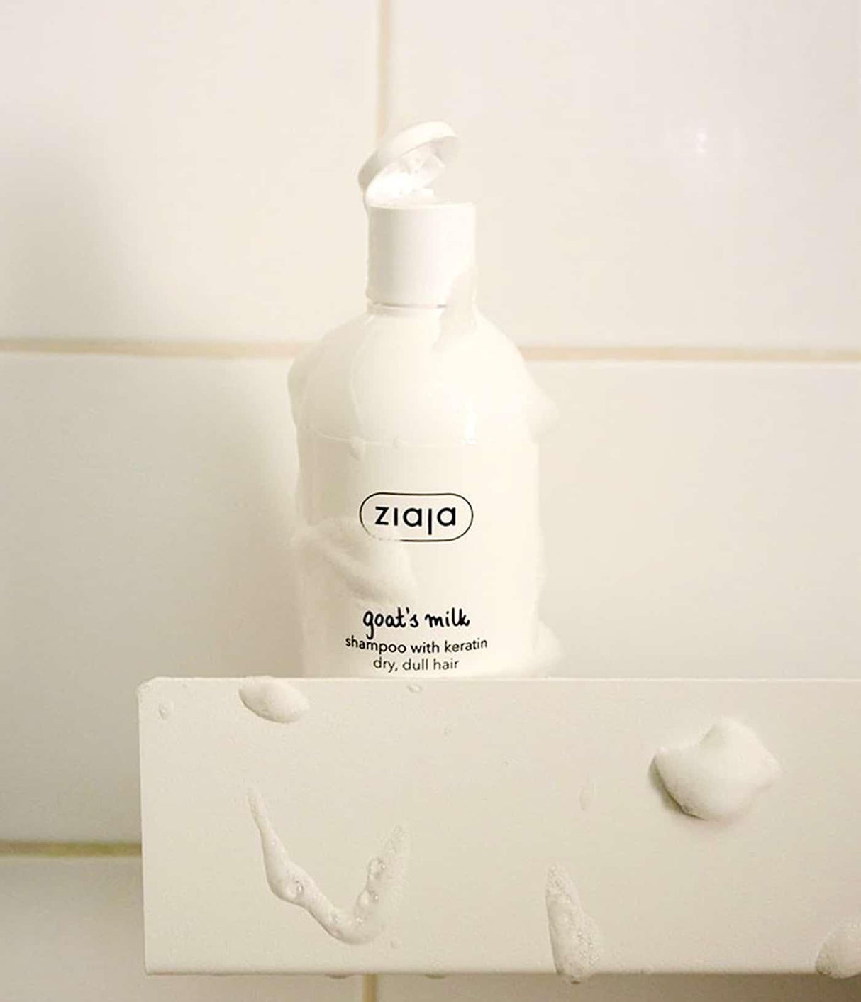 ZIAJA | Goat's Milk Shampoo with Keratin - 400ml - InternationalCosmetic