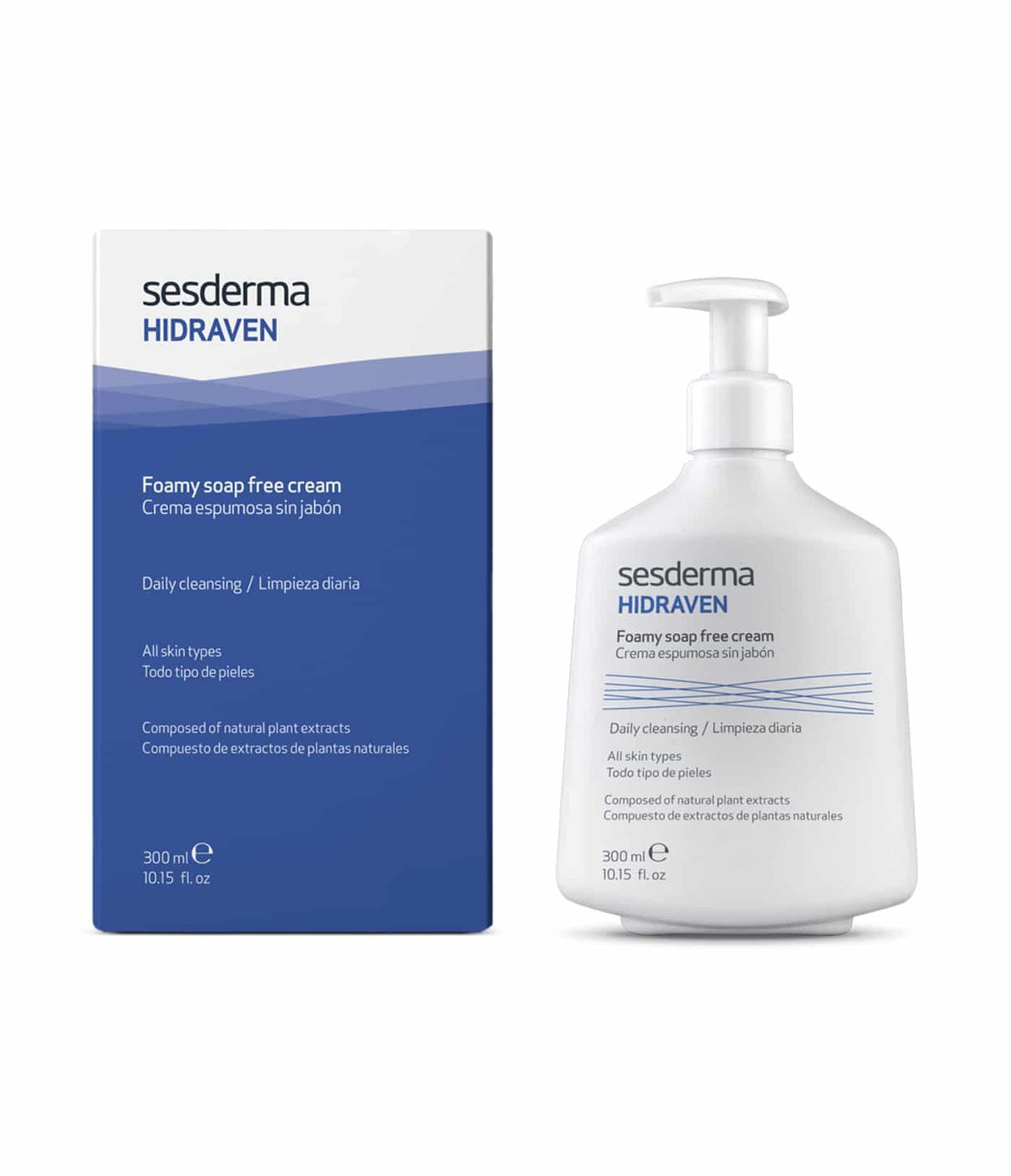 SESDERMA | Hidraven Foamy Soap Free Cream - 300ml - InternationalCosmetic