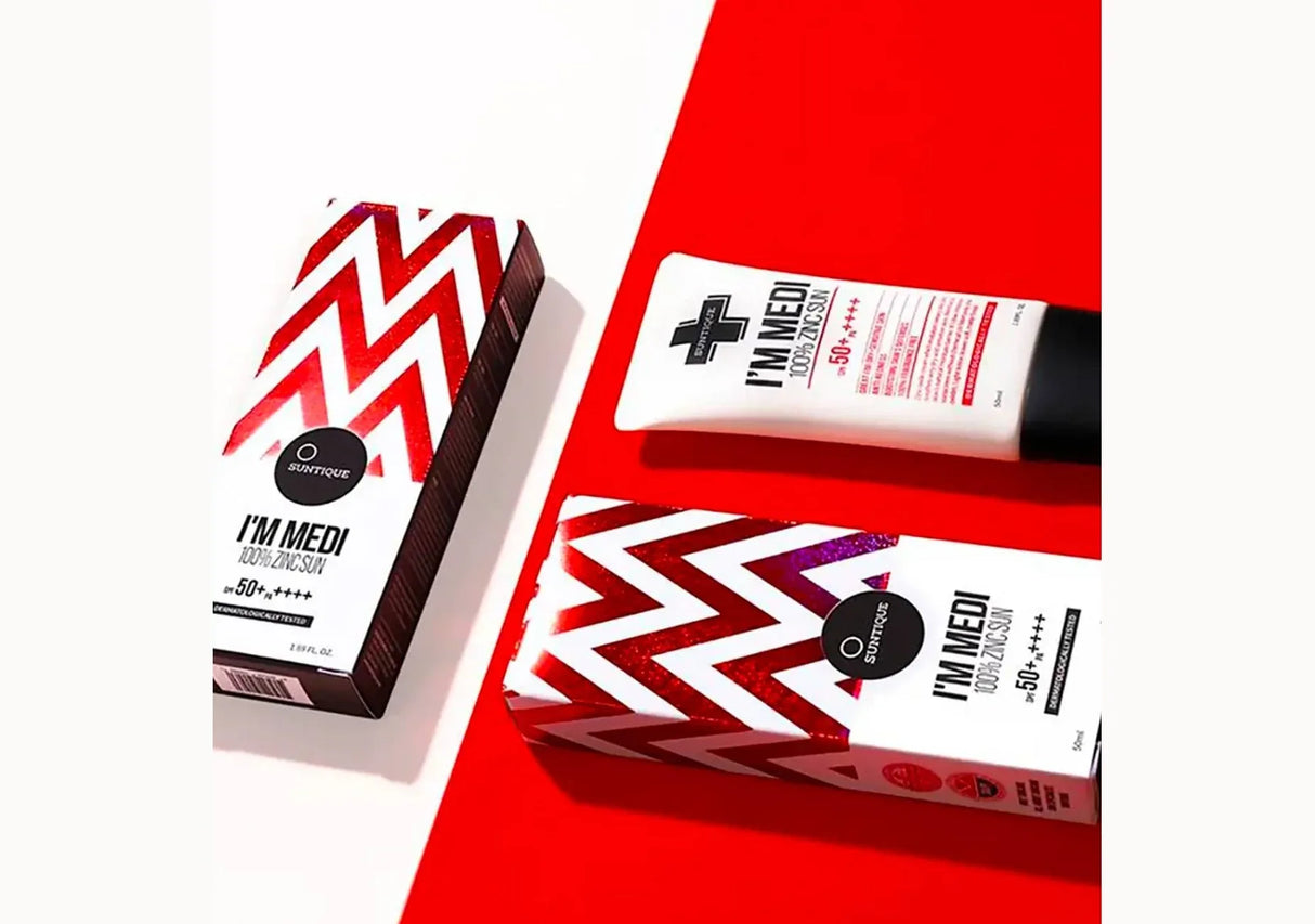 SUNTIQUE | I'M Medi 100% Zinc Sun SPF50+ - 50ml - InternationalCosmetic