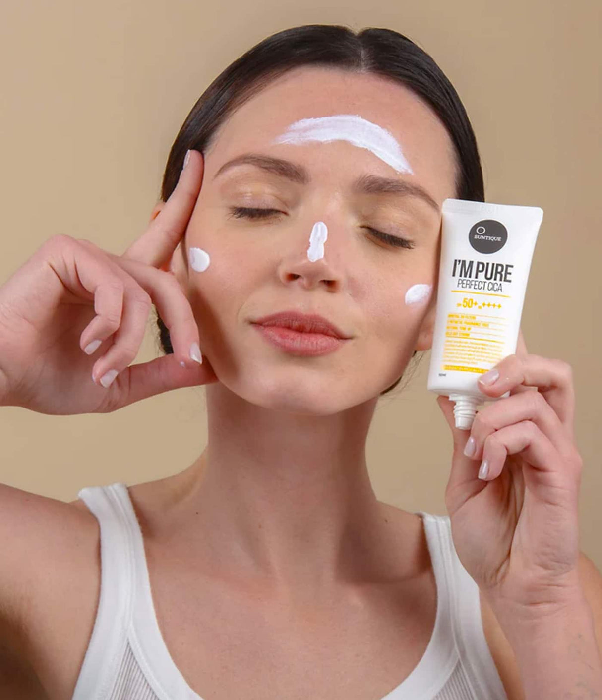 SUNTIQUE | I’M Pure Perfect Cica SPF50+ - 50ml - InternationalCosmetic