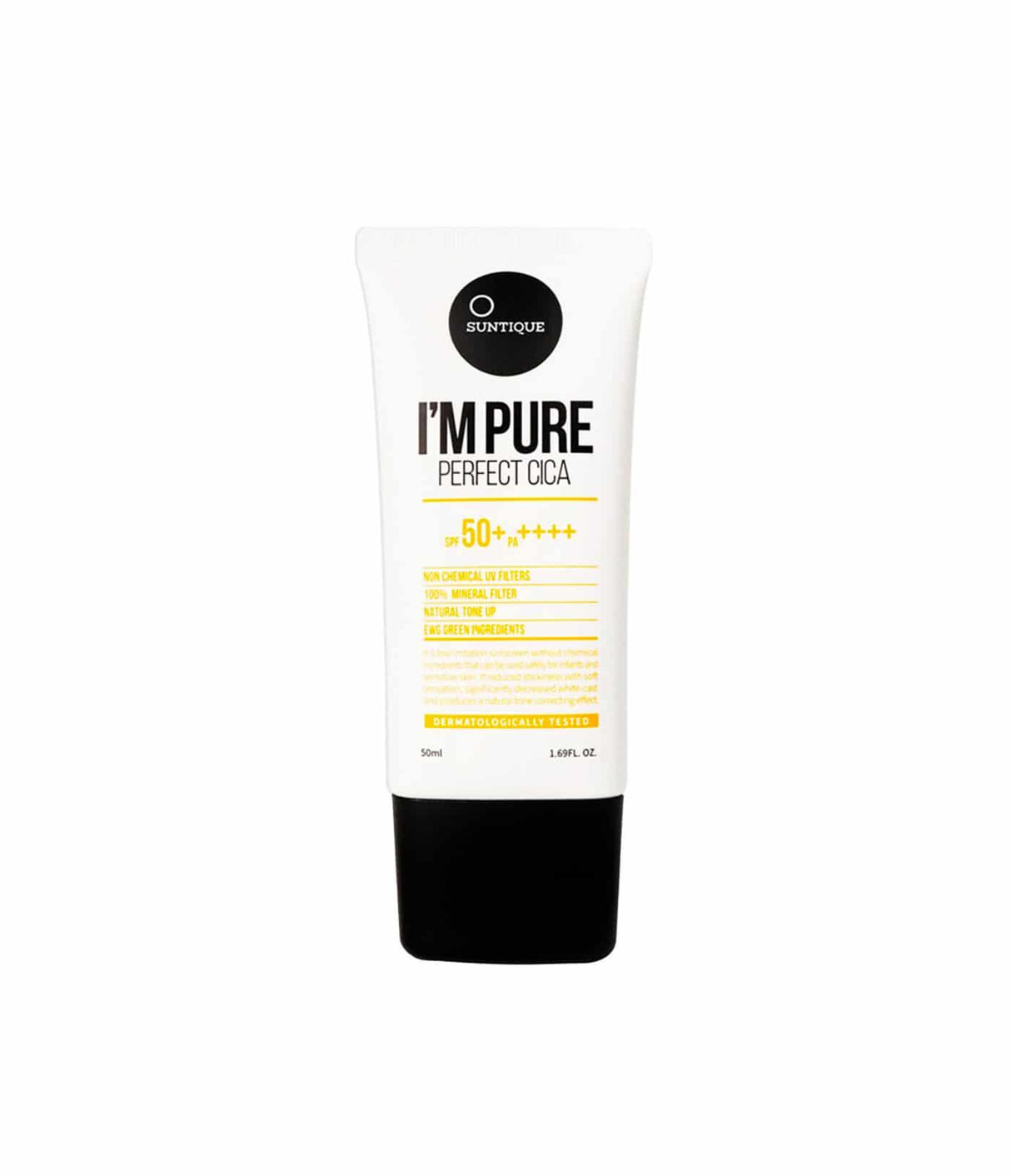 SUNTIQUE | I’M Pure Perfect Cica SPF50+ - 50ml - InternationalCosmetic