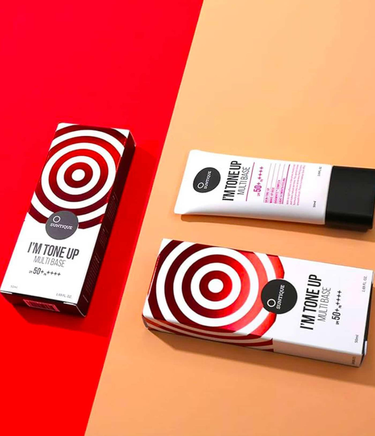 SUNTIQUE | I'M Tone Up Multi Base SPF50+ - 50ml - InternationalCosmetic