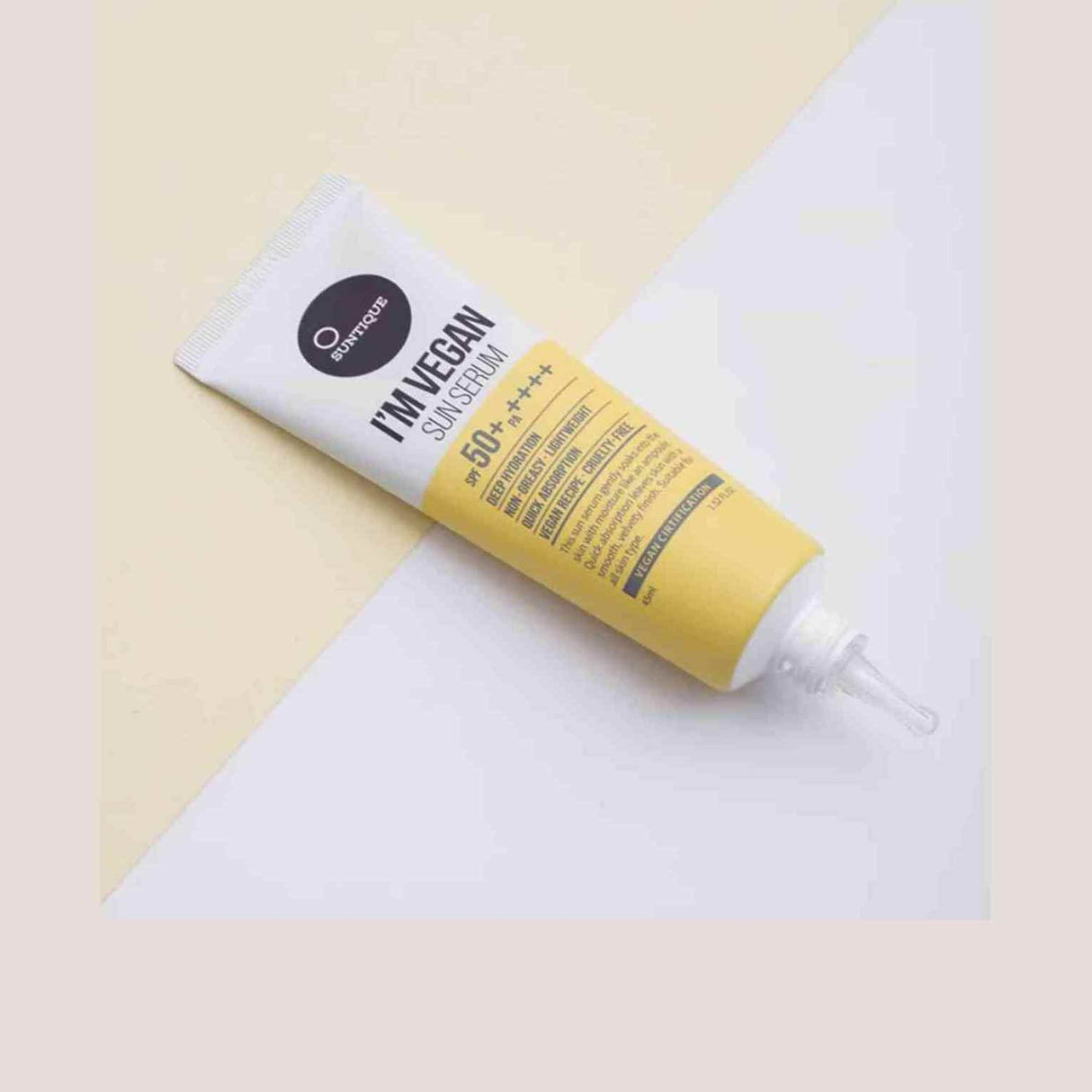 SUNTIQUE | I'M Vegan Sun Serum SPF50+ - 45ml - InternationalCosmetic