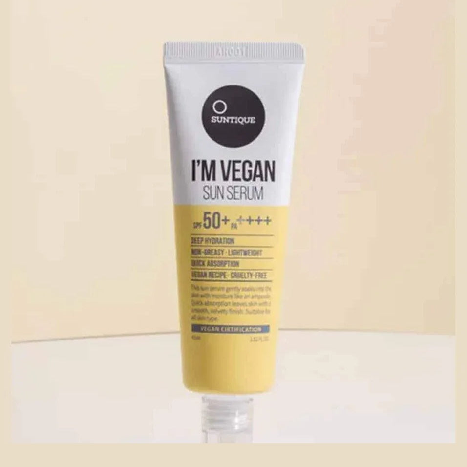 SUNTIQUE | I'M Vegan Sun Serum SPF50+ - 45ml - InternationalCosmetic