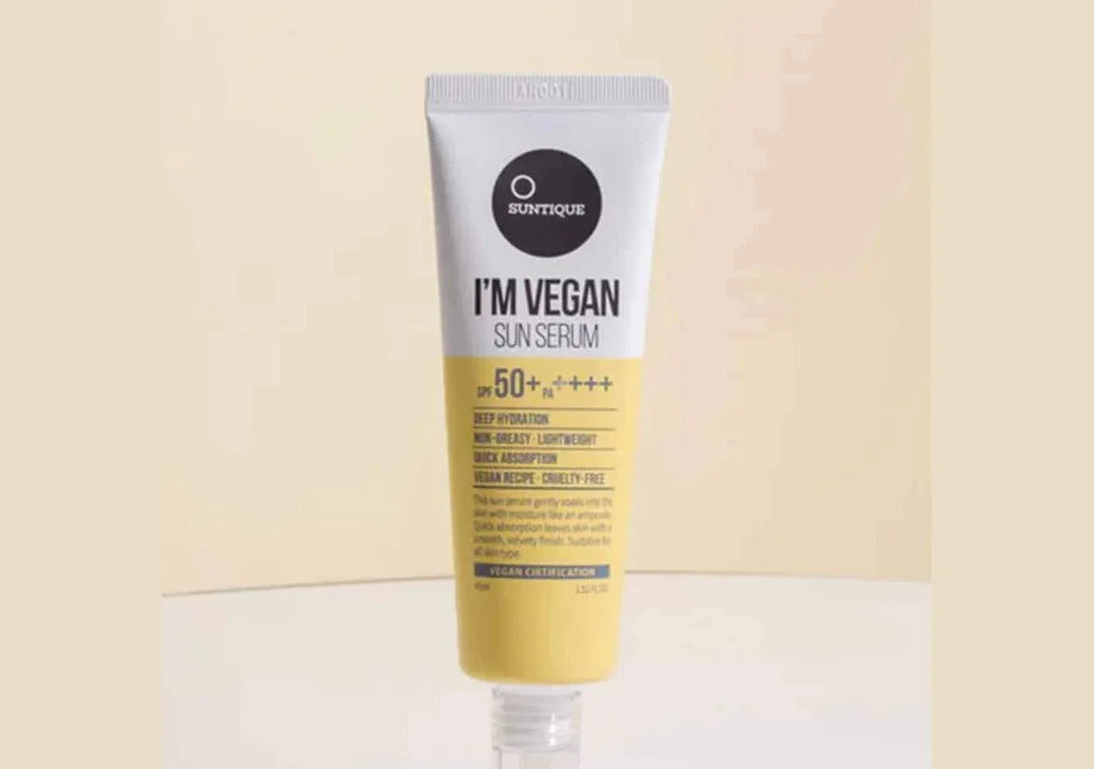 SUNTIQUE | I'M Vegan Sun Serum SPF50+ - 45ml - InternationalCosmetic
